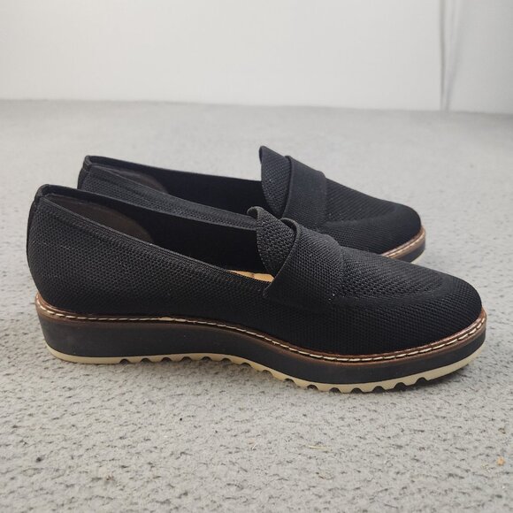 Me Too Women's Black Steampunk Penny Loafers Size 8.5M Comfort Slip On Shoes - Picture 2 of 13